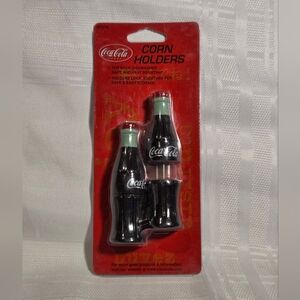 Coca Cola Corn Holders - Black and Green